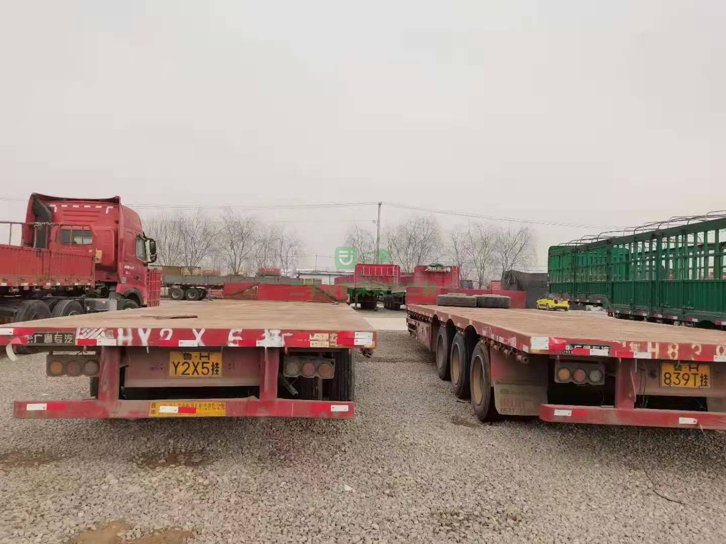 出售13.75米寬3米高低板半掛車 手續齊全