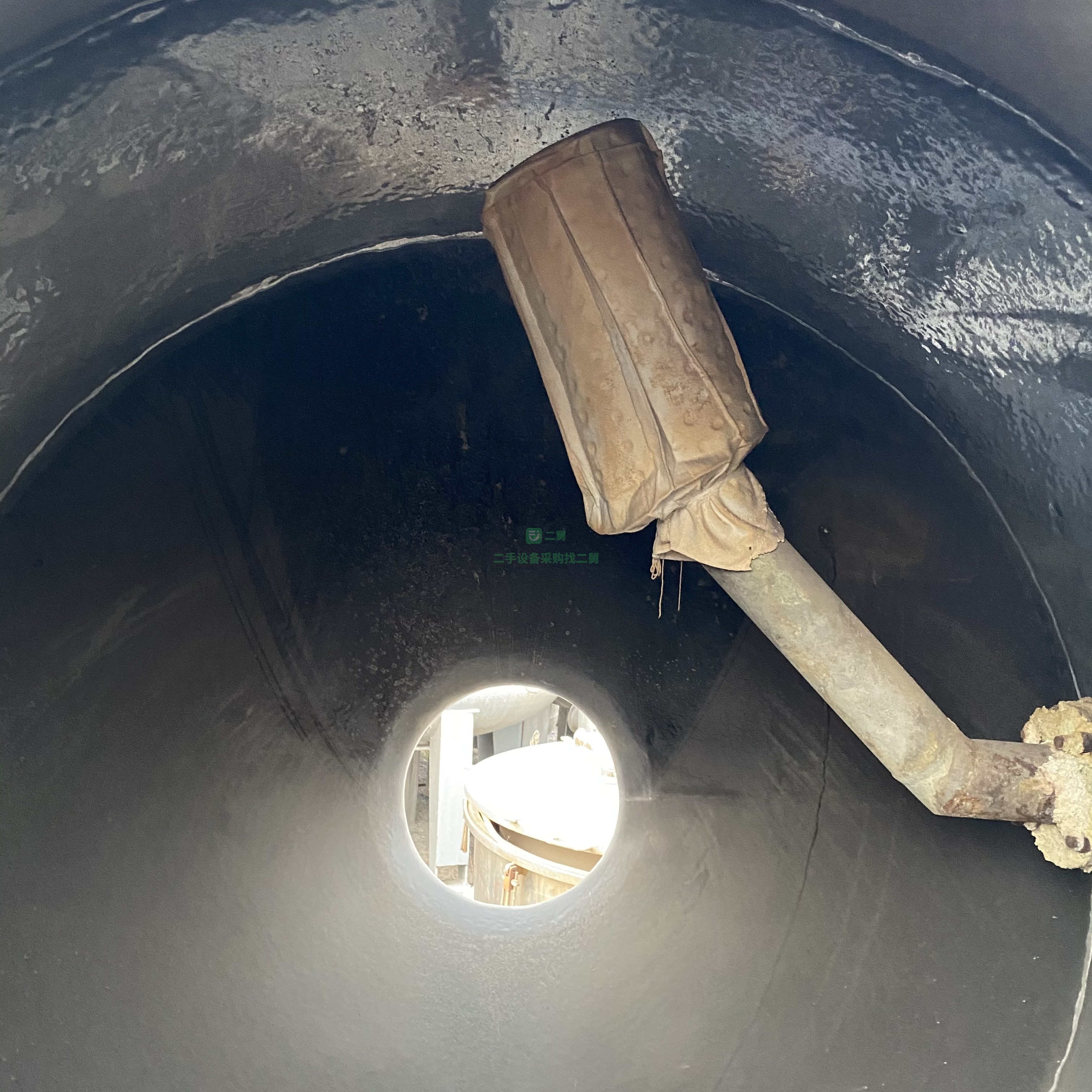 出售二手的2000L搪瓷雙錐干燥機(jī)