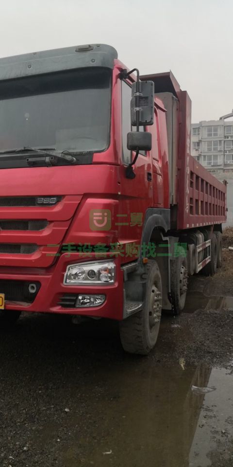 出售17年的豪沃國4排放前4后8自卸車