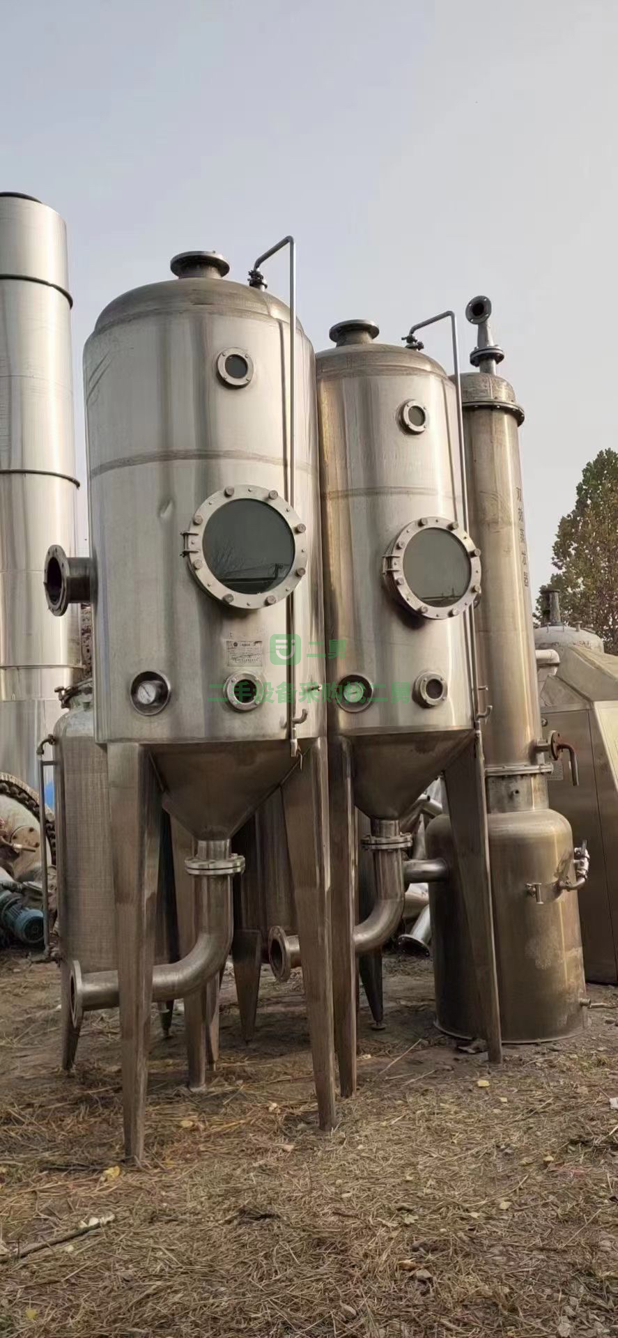 出售2000L雙效濃縮蒸發器