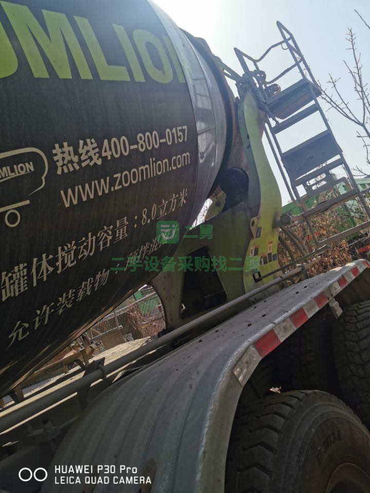 出售二手的輕量化大12方罐攪拌車