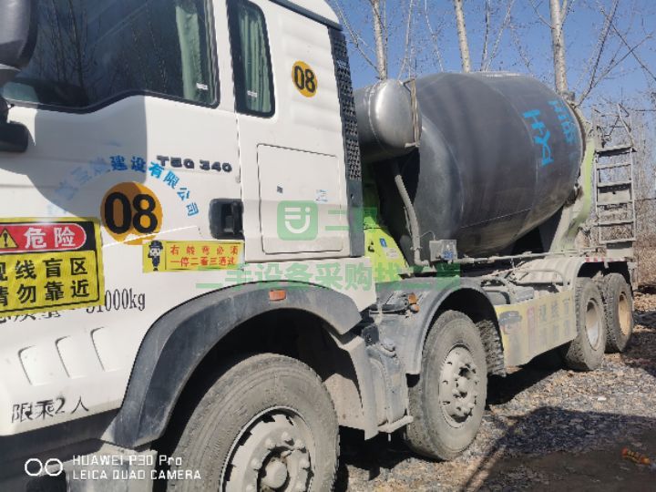 出售二手的輕量化大12方罐攪拌車