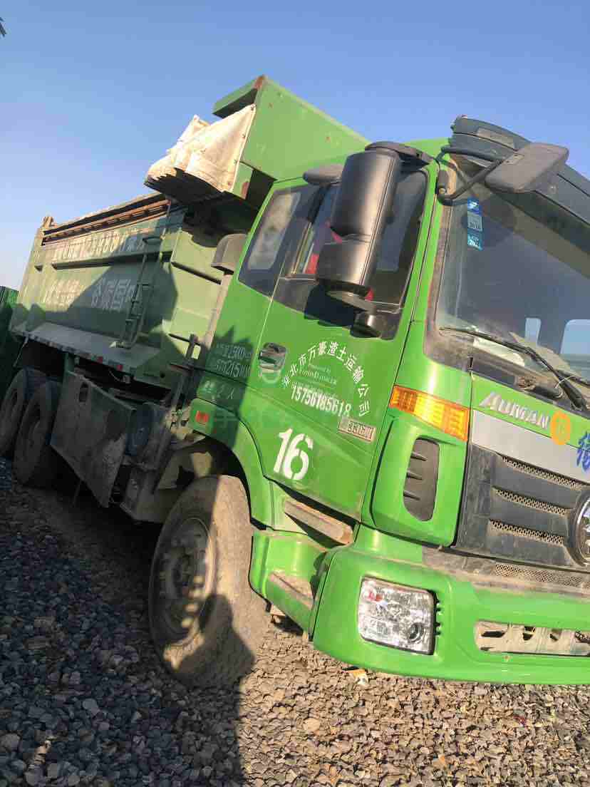 出售歐曼自卸車后八輪，國五375馬力18年5米6，車況原版