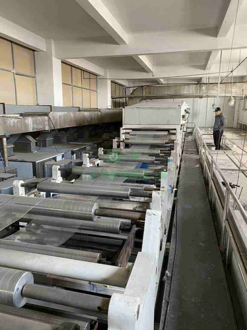 上海出售二手的十色850寬全自動(dòng)電腦高速印刷機(jī)