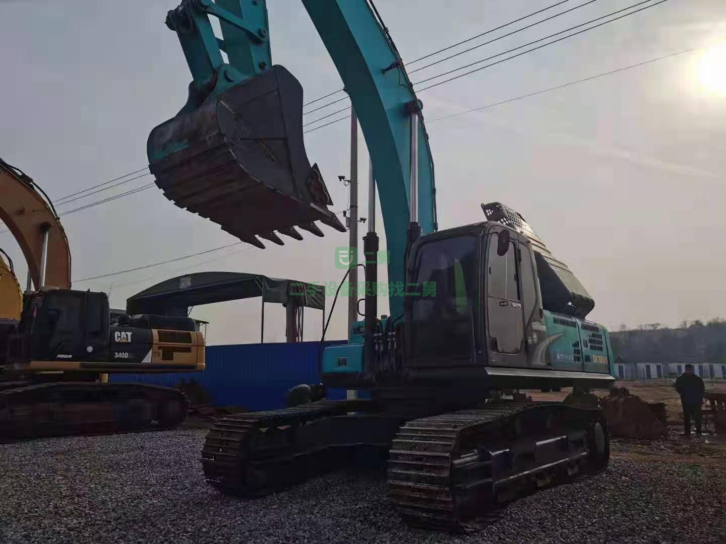 出售一臺是二手神鋼350挖掘機 報關(guān)進口車