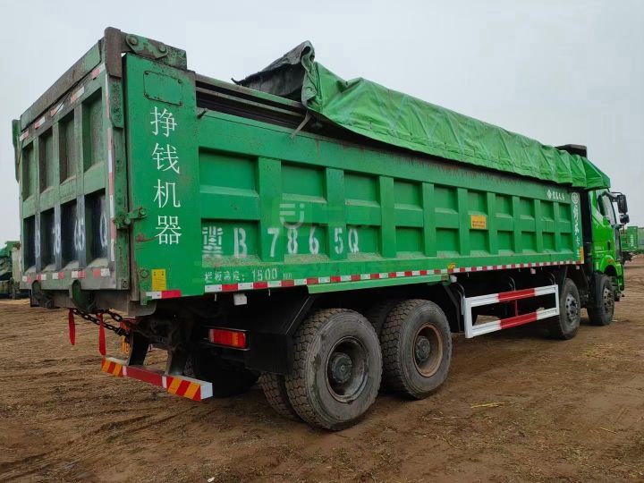 河北出售二手的19年解放J6P國五8.2米自卸車