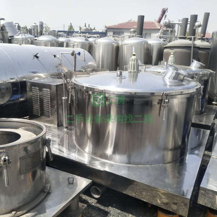 山東出售二手的凱旋1250平板吊帶不銹鋼離心機