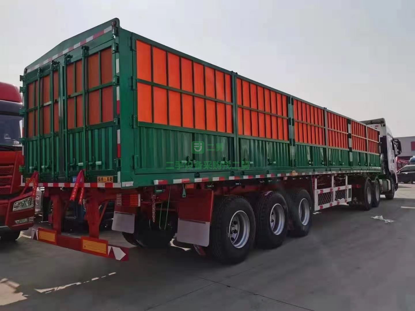 出售一臺鑼響半掛車板簧橋現車