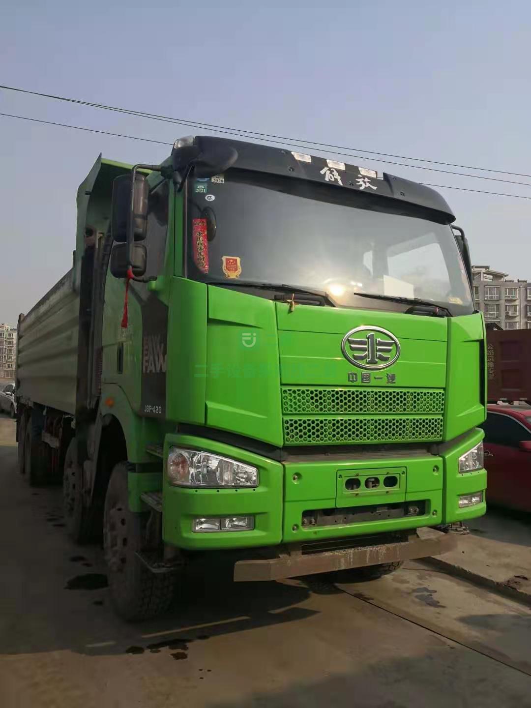 出售一臺19年6月解放J6P420馬力自卸車