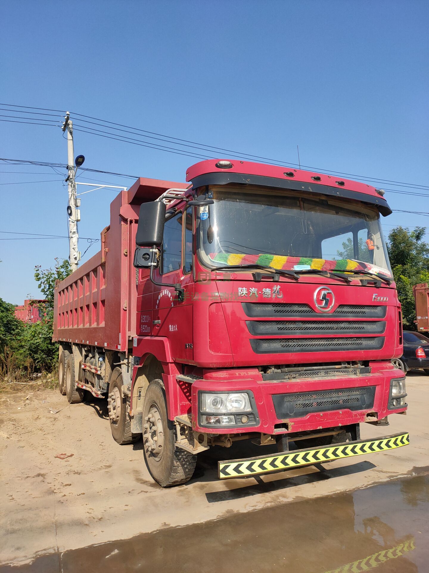 出售二手歐曼后翻自卸工程車(chē)馬力375車(chē)況好手續(xù)齊全