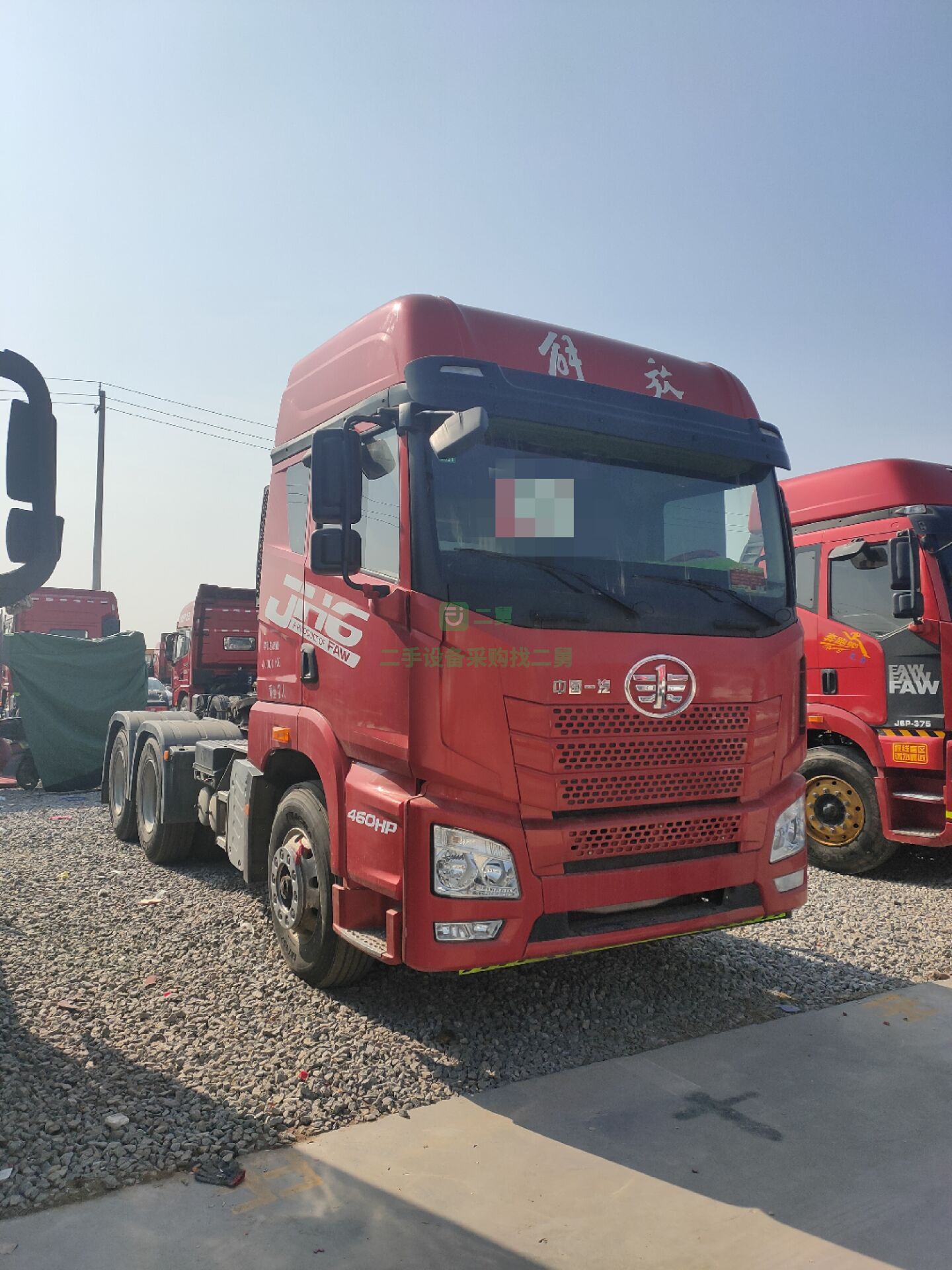 常年轉(zhuǎn)讓二手解放j6雙驅(qū)500馬力牽引車，手續(xù)齊全包過戶