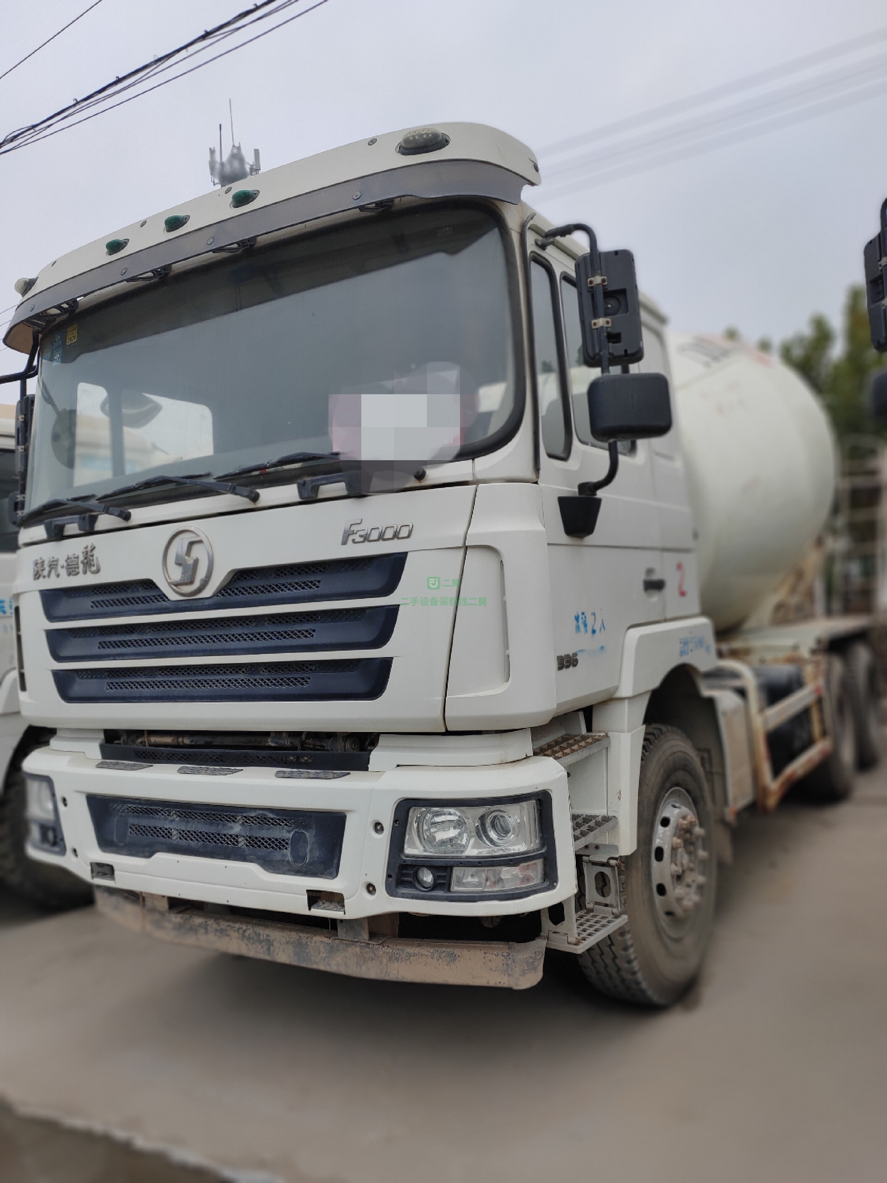 便宜出售二手德龍前四后八攪拌罐車20立方車況好手續齊全