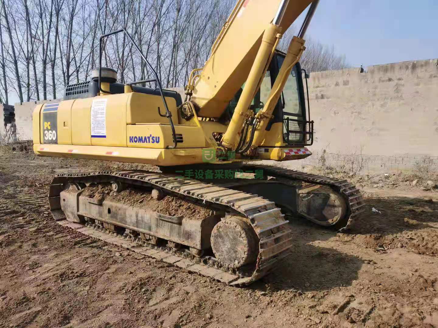 出售13年小松360-7挖掘機全車原版油漆