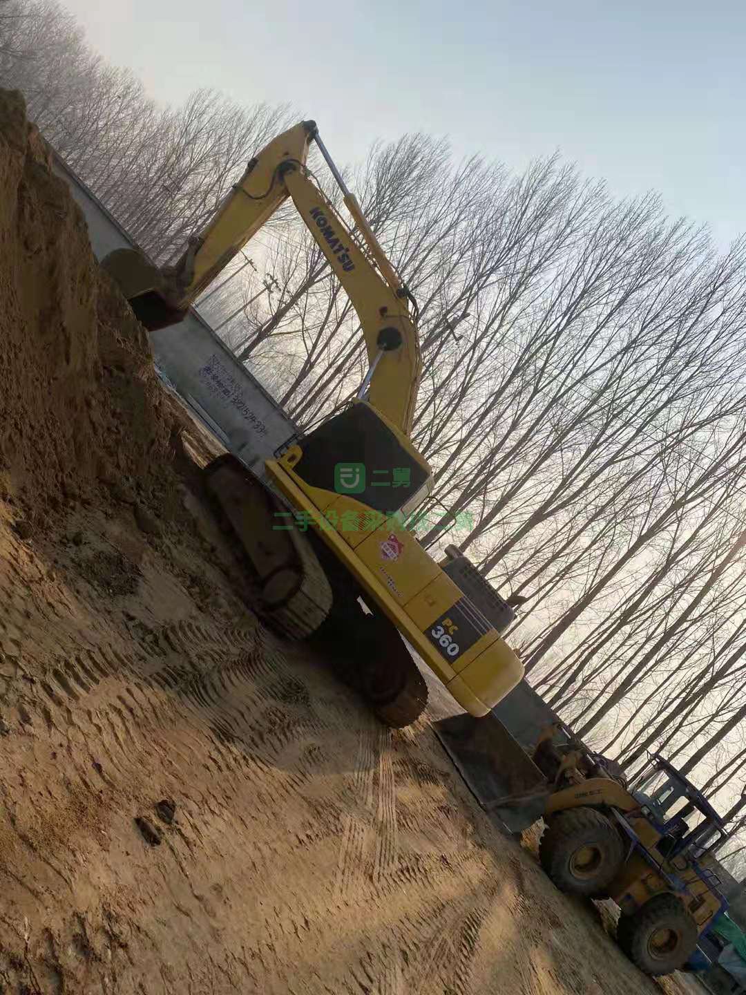出售14年小松360-7挖掘機土方個人機