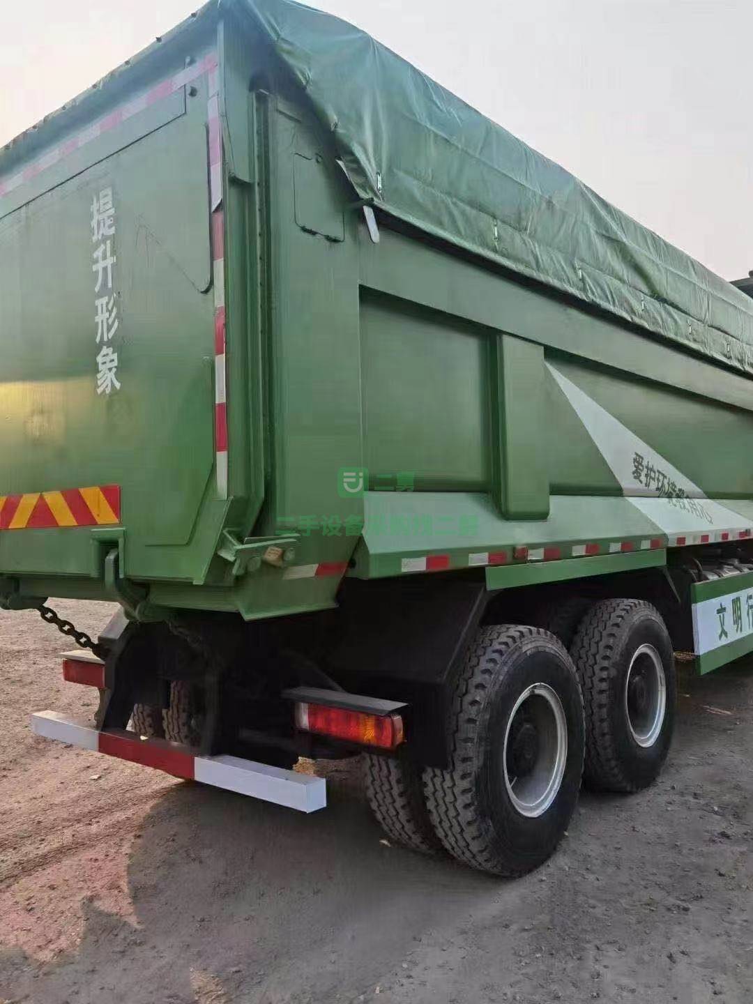 出售一臺限量版純新車400馬力自卸車，貨箱5.8米