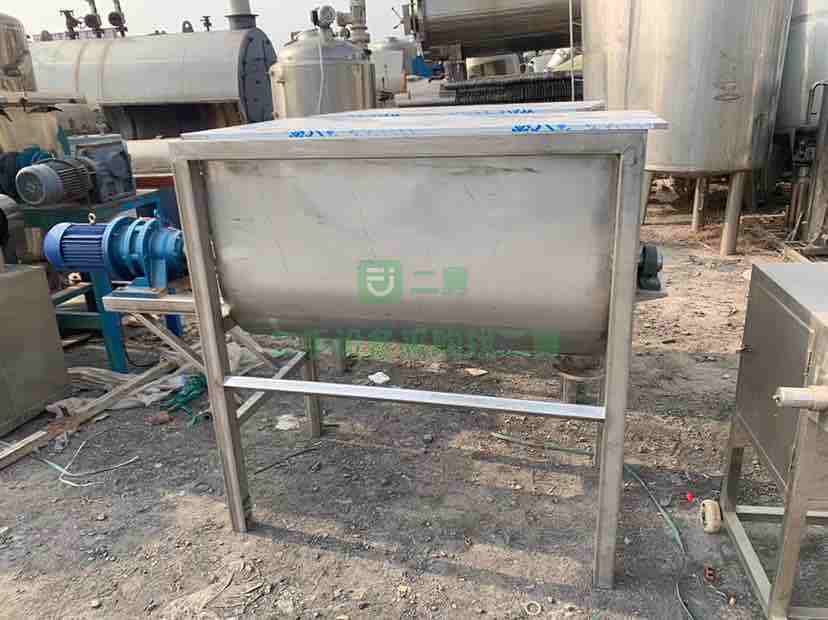 出售二手九成新的500L羅帶混合機(jī)