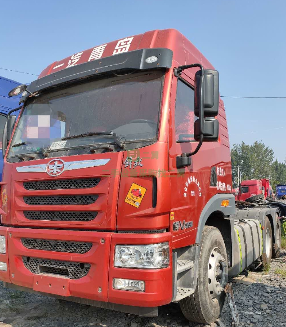 出售二手解放j6雙驅500馬力牽引車