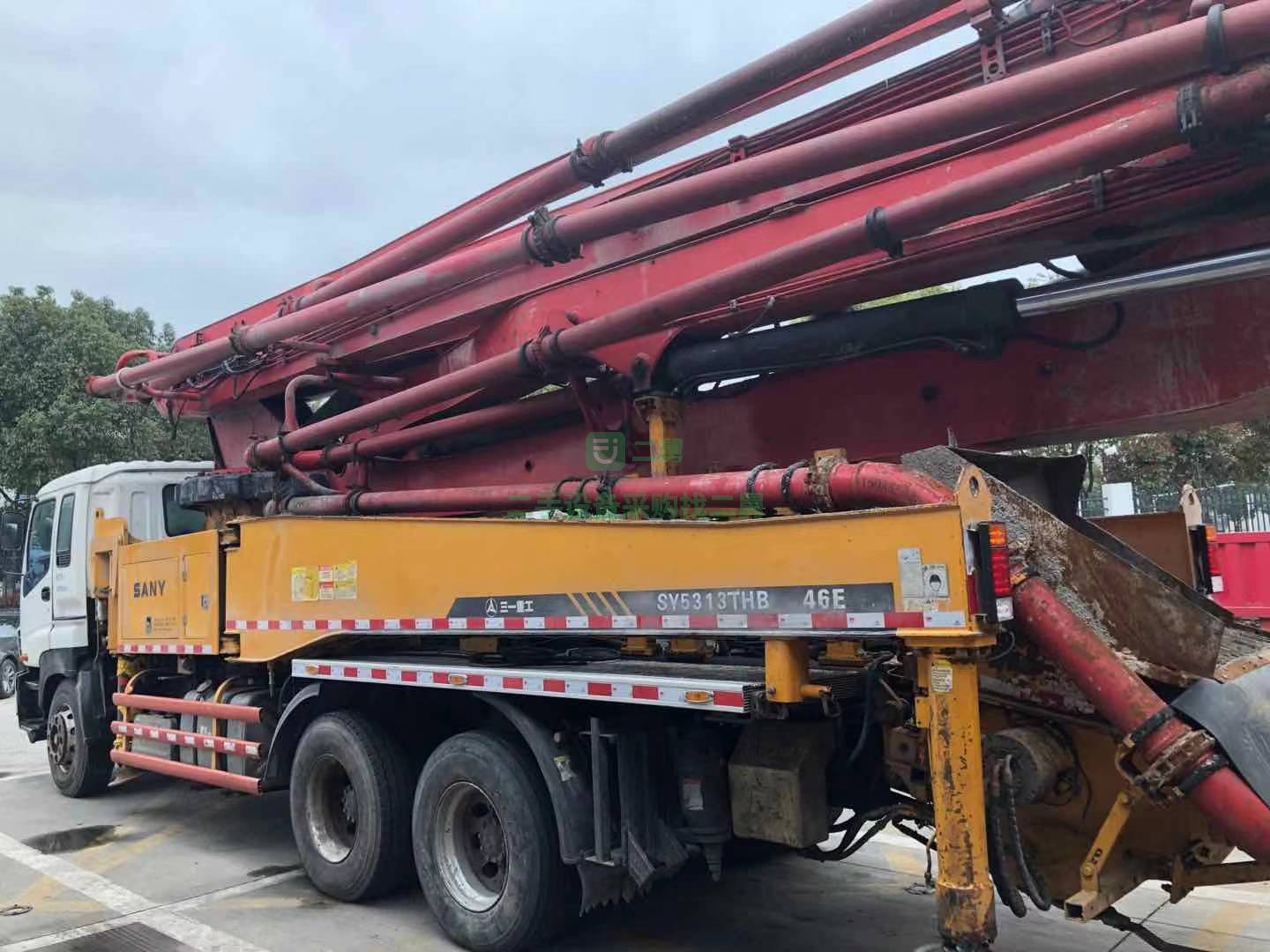 出售13年三一重工極品46米泵車，全新液壓油、全新線路，方量不多