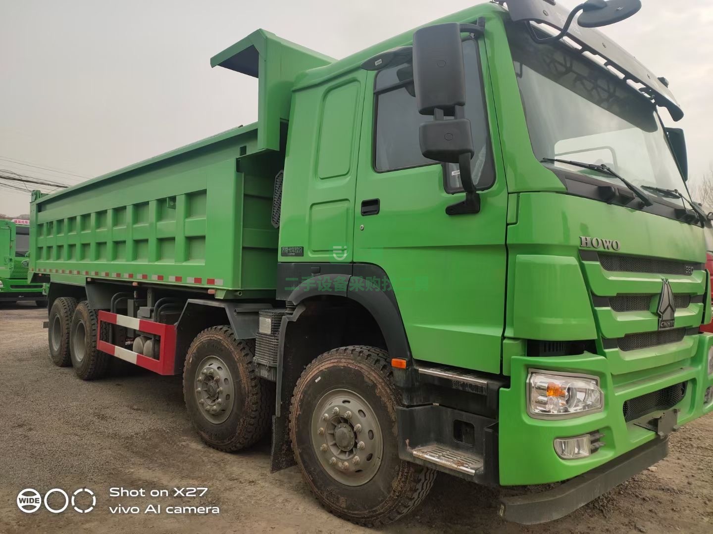 出售一臺(tái)歐曼8.5米車廂自卸車，380馬力高配