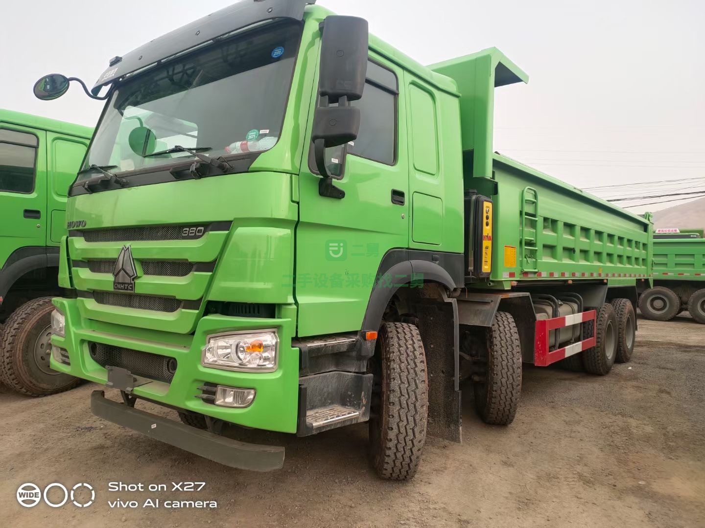 出售一臺(tái)歐曼8.5米車廂自卸車，380馬力高配