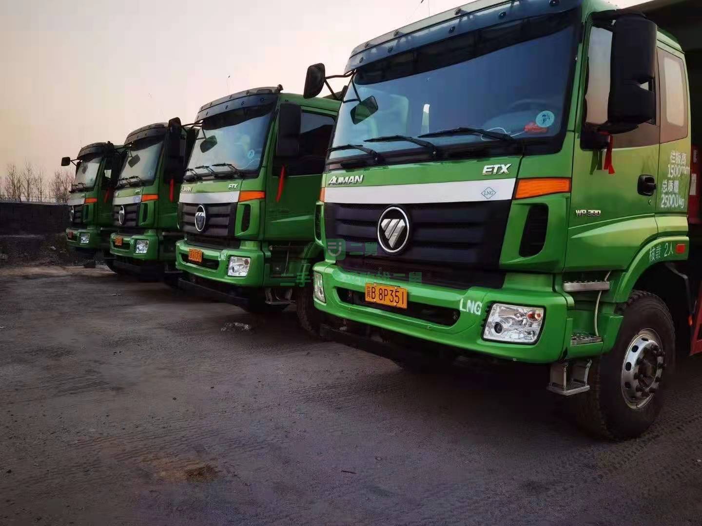 出售一臺純汽貿扣押車準新車自卸車，18年底上牌，天然氣LNG
