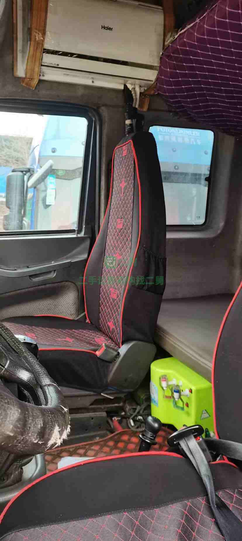 三年兩個月寒區版解放420馬力帶全保險半掛車，帶駐車空調，全車鋁圈，車況精品