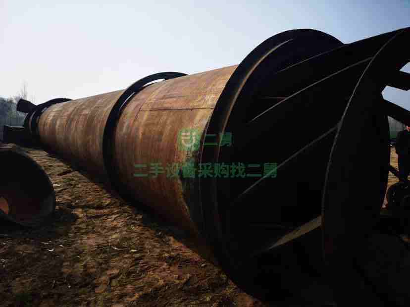 出售二手九成新的兩米二×19米煤泥烘干機