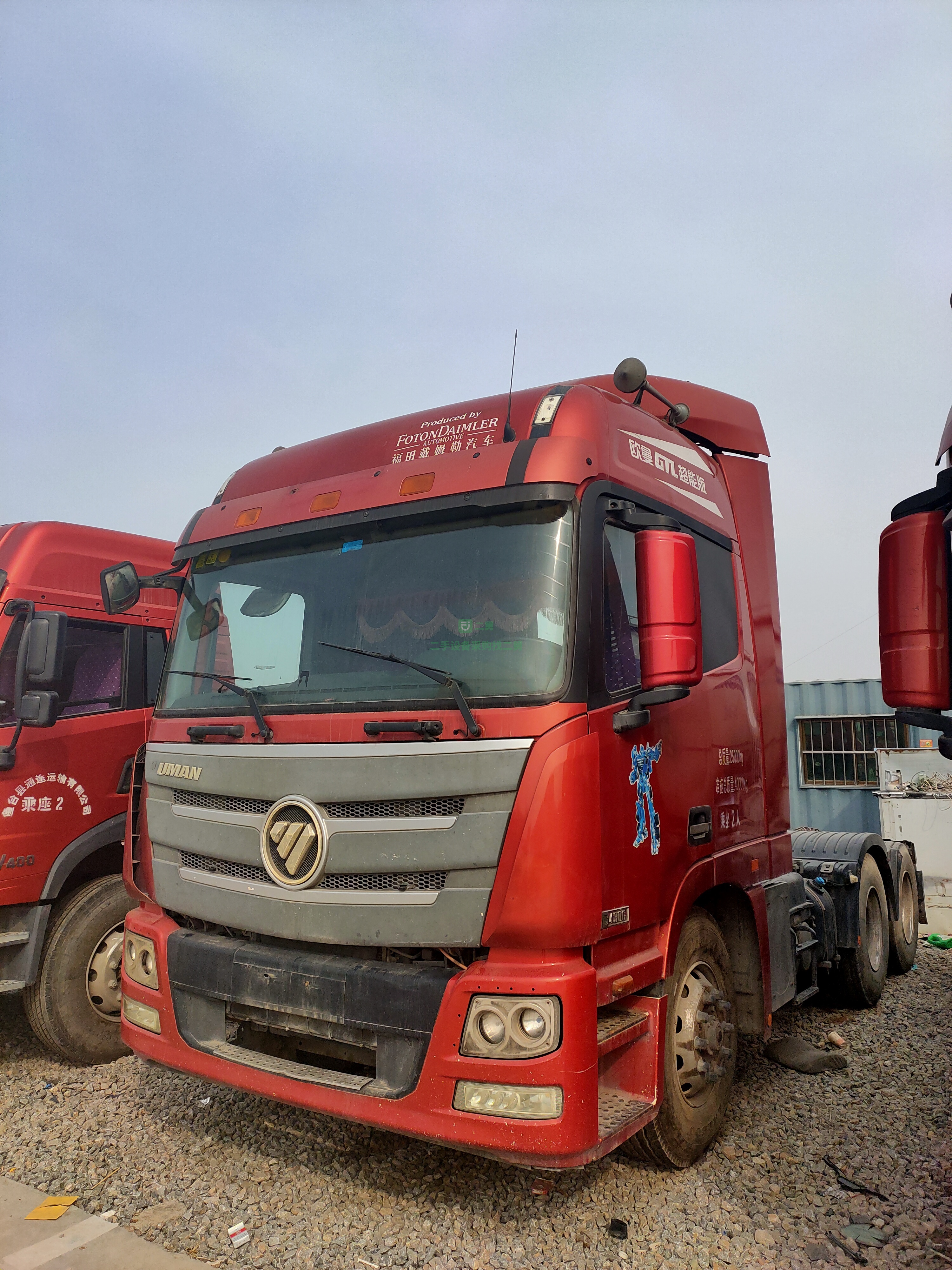 出售2019年8成新歐曼二拖三運輸車