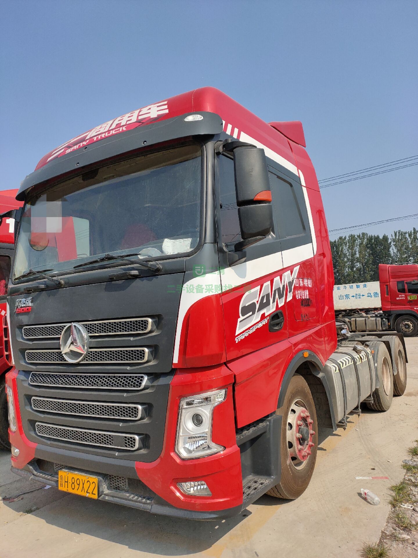 出售2019年8成新歐曼二拖三運輸車