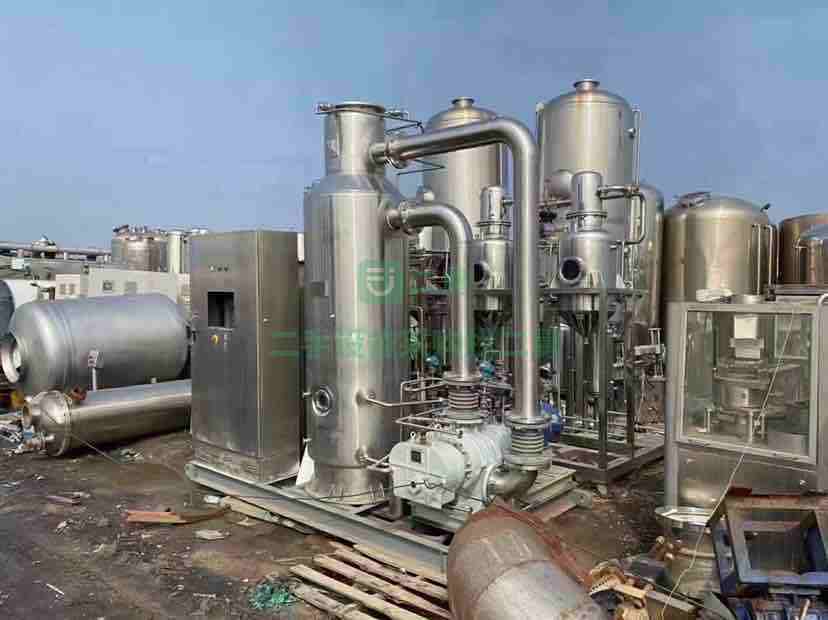 出售二手的九成新的100L單效降膜MVR蒸發器