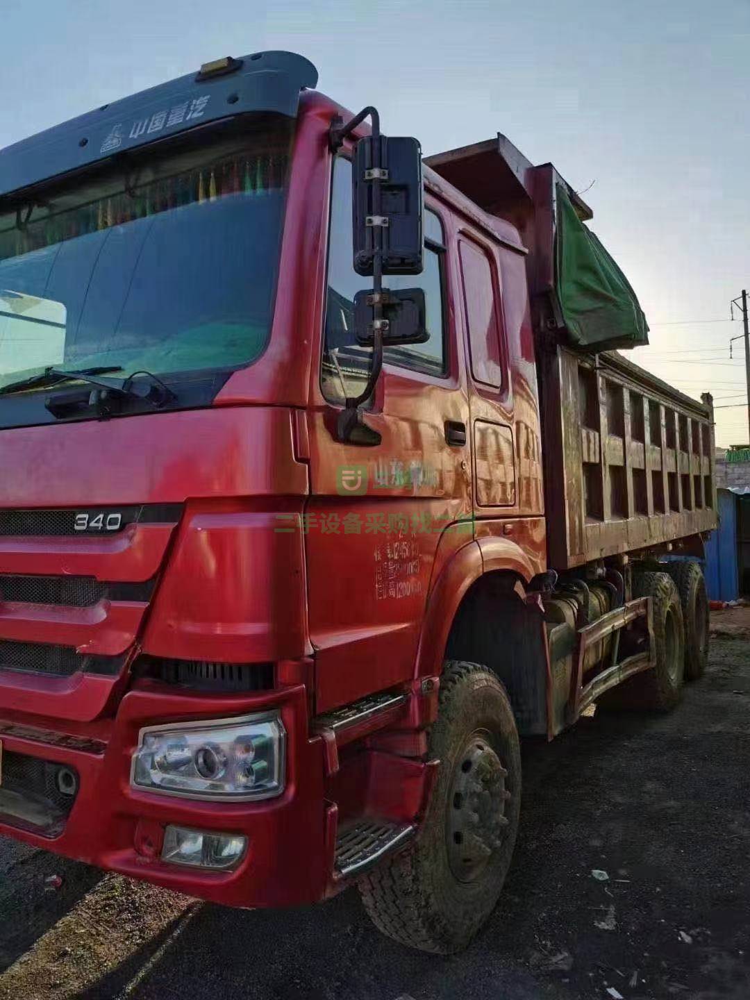 出售一臺14年國四電噴大豪沃自卸車 5.6米貨箱 340馬力