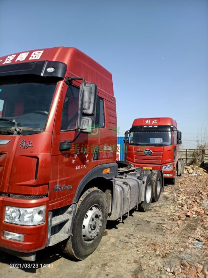 出售11個月悍V400馬力牽引車國五雙驅(qū)，支持分期