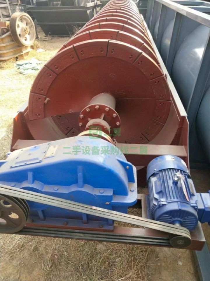 出售1.5米X8米，總長(zhǎng)9米螺旋洗沙機(jī)