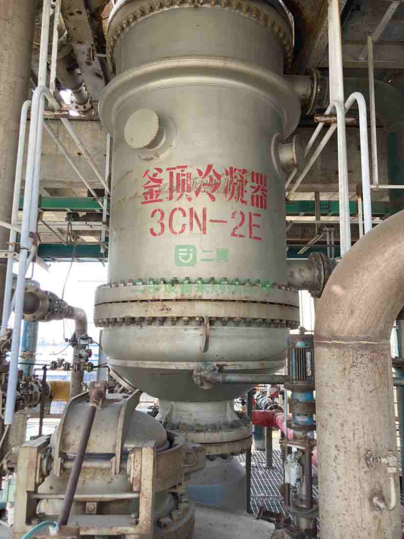 山東出售二手的九成新106立方聚合反應釜