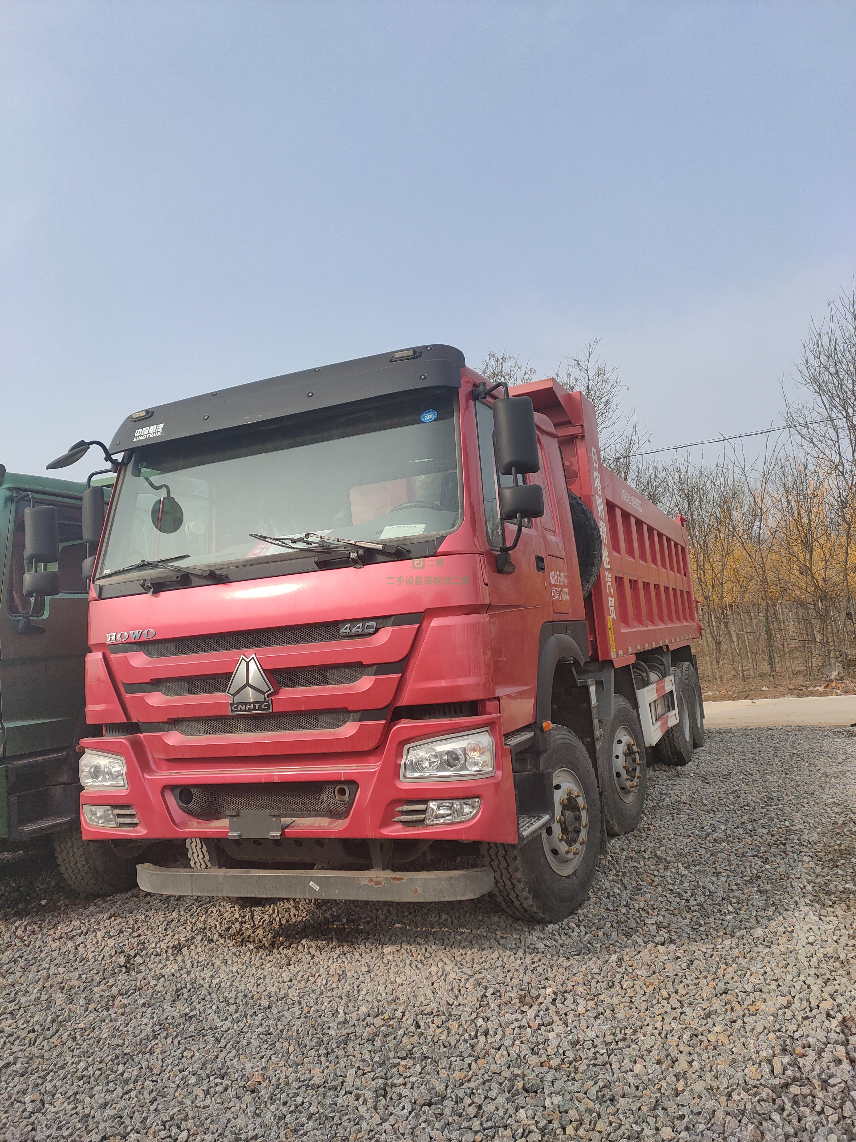 轉(zhuǎn)讓出售二手重汽豪沃后翻自卸車，5.6米5.8米運(yùn)輸車