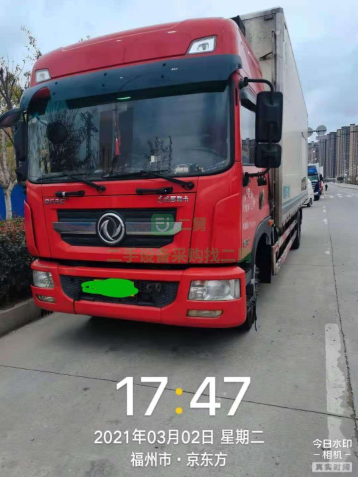 河北出售二手九成新的東風多利卡D9冷藏車
