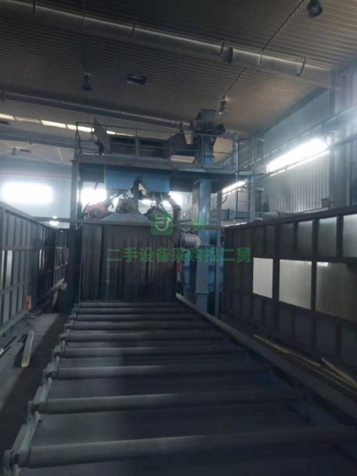 出售八成新的2.5乘2米通過式拋丸機