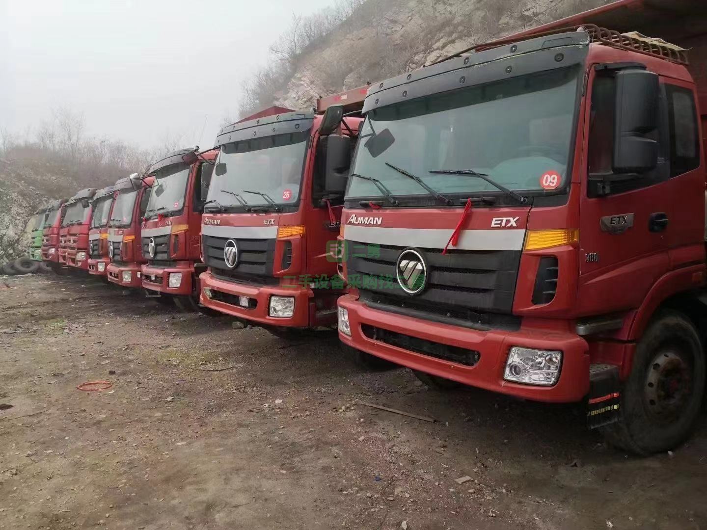 出售一臺19年礦山訂制版歐曼自卸車  底14邊12