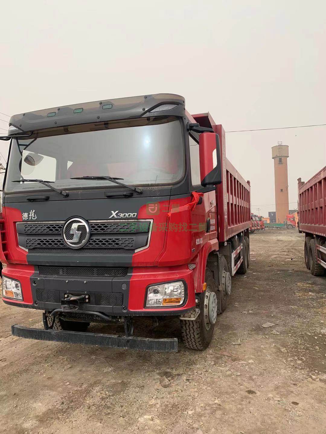 出售一臺2020年德龍Ｘ3000自卸車，濰柴430馬力8米貨箱