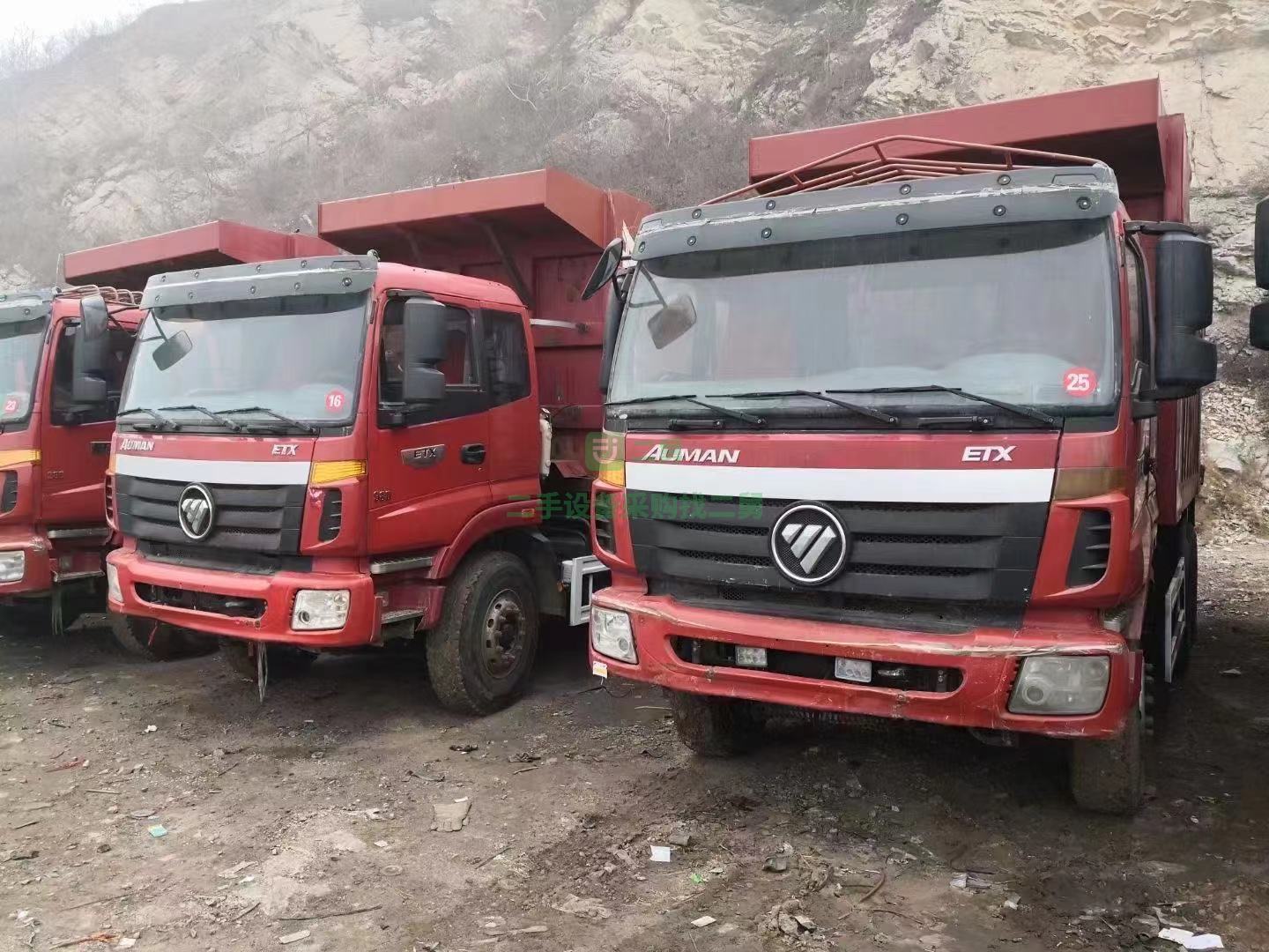 出售19年礦山訂制版歐曼底14邊12自卸車，原版原漆