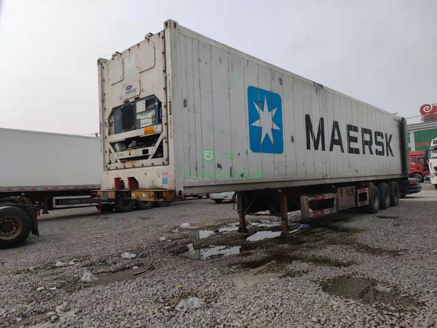 出售16年12月15米中集底盤凱麗機頭冷藏車，手續齊全