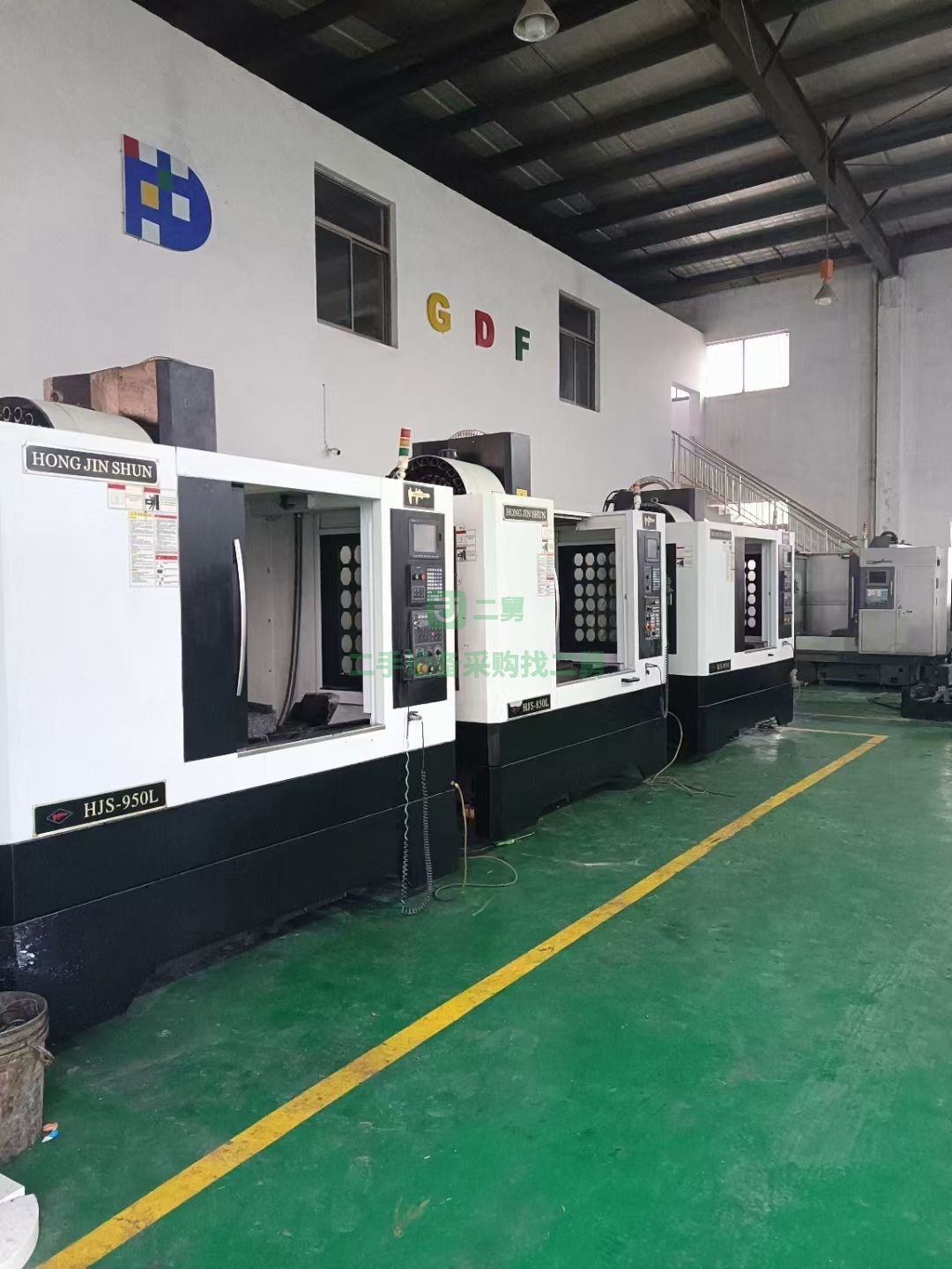 出售4臺鴻金順850加工中心三菱M70系統