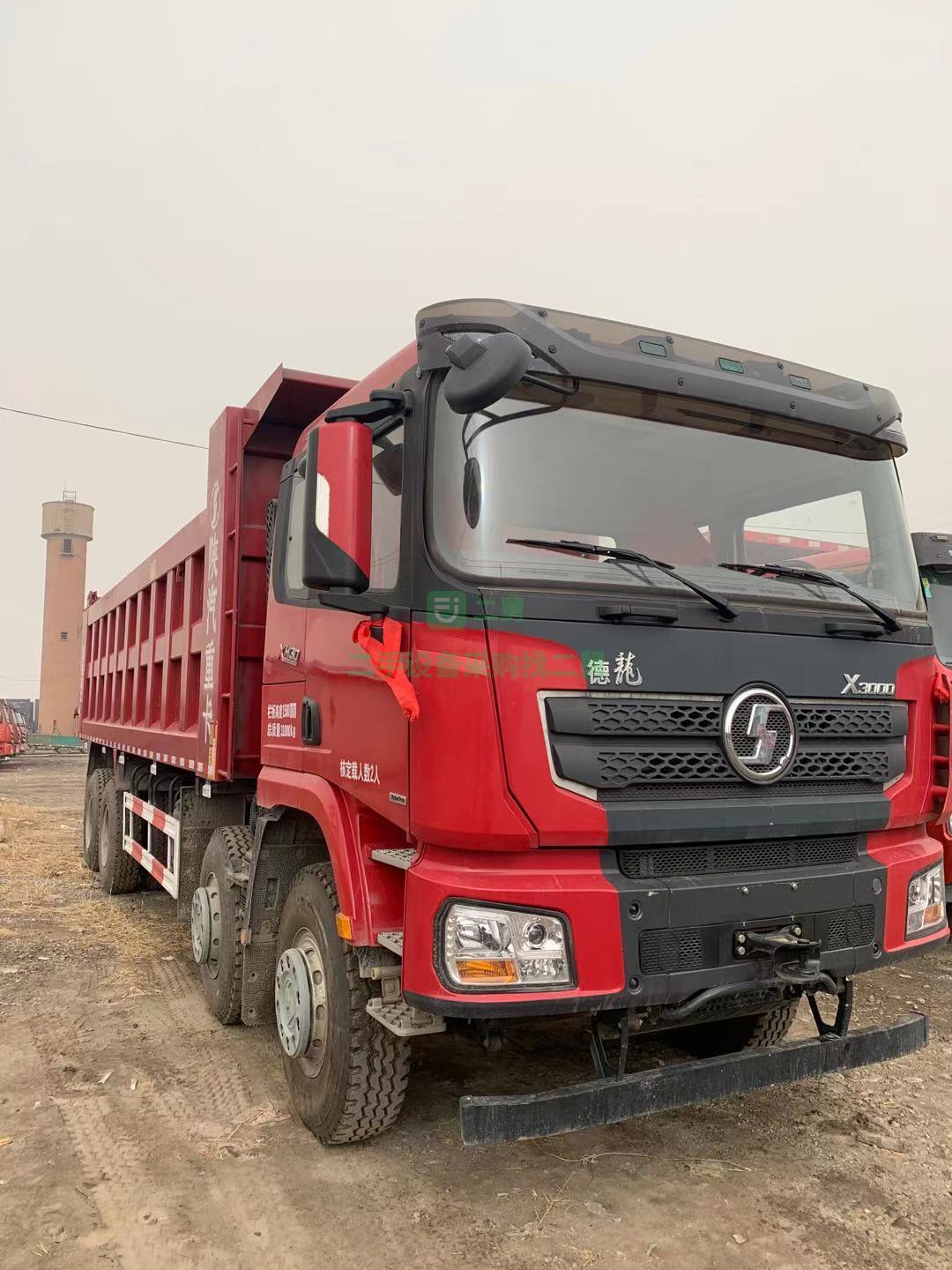 出售一臺2020年德龍Ｘ3000自卸車，濰柴430馬力8米貨箱