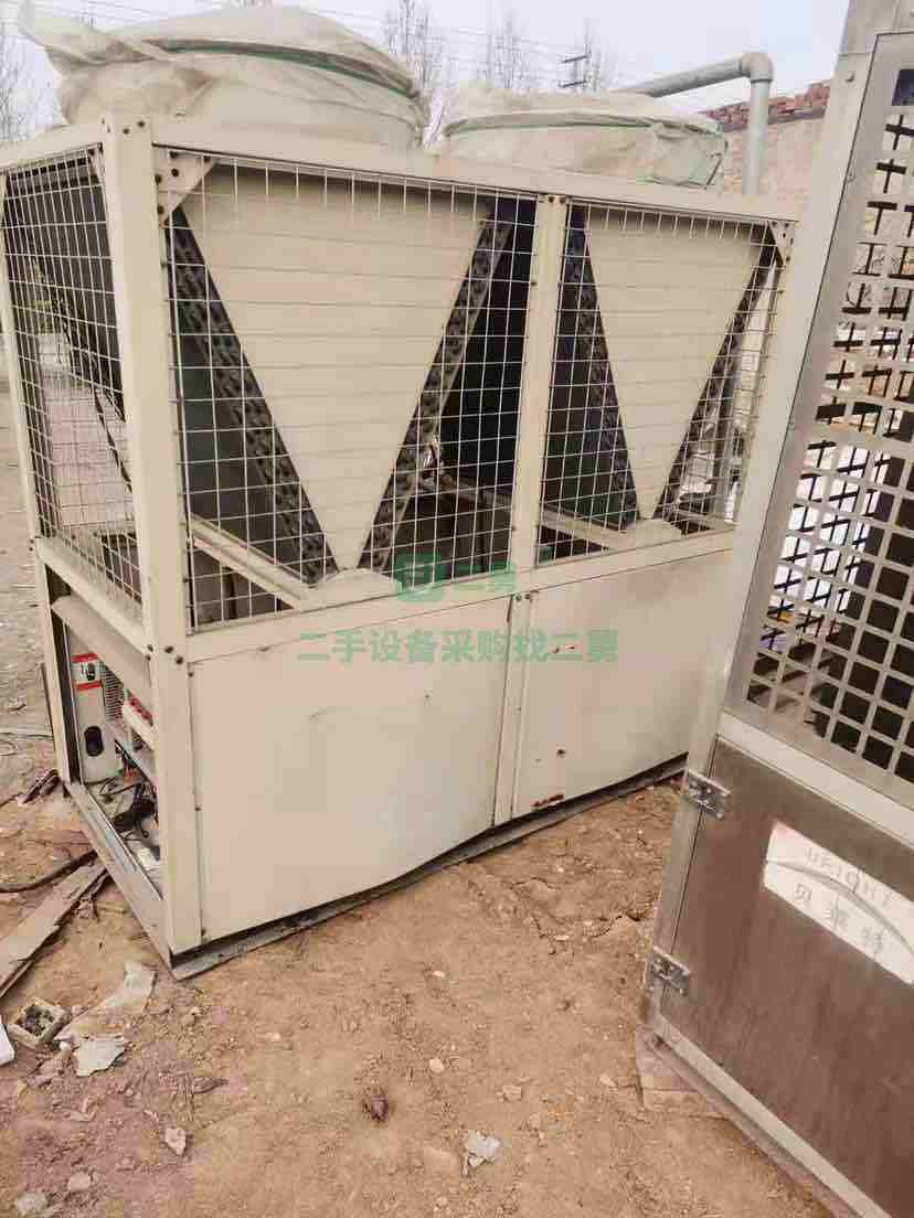 山東出售二手八成新的大金20匹空氣能熱泵冷水機