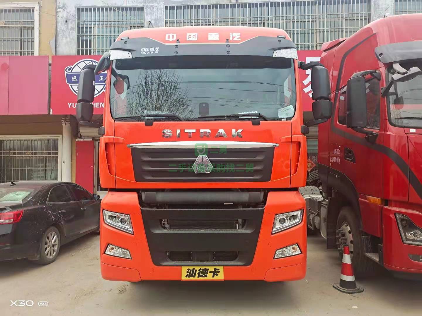 急售一臺汕德卡480馬力牽引車，原車液緩