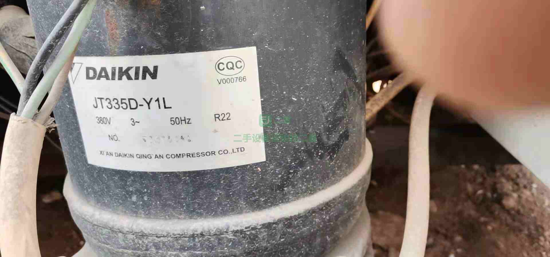 山東出售二手八成新的大金20匹空氣能熱泵冷水機