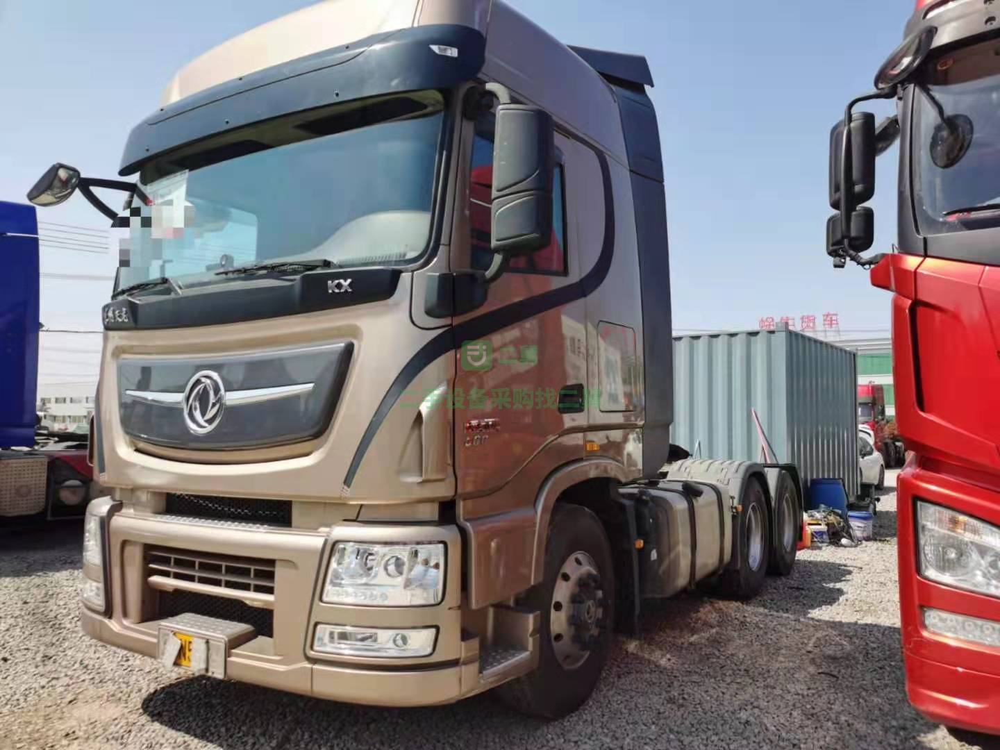 出售到家天龍旗艦19年7月560馬力牽引車，原車液緩