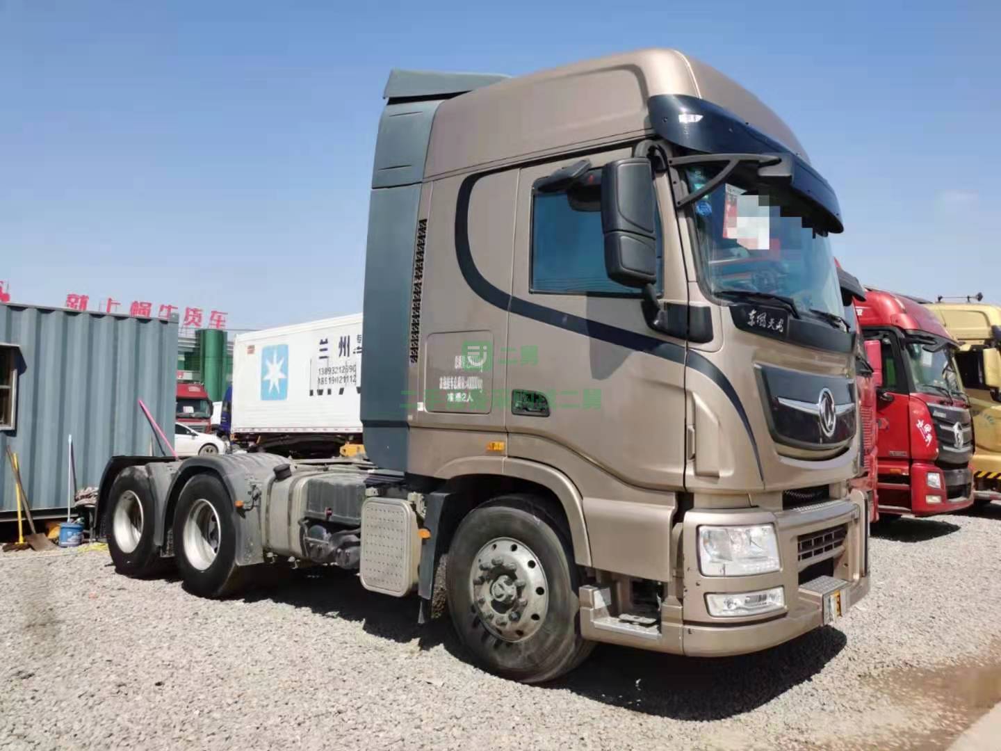 出售到家天龍旗艦19年7月560馬力牽引車，原車液緩