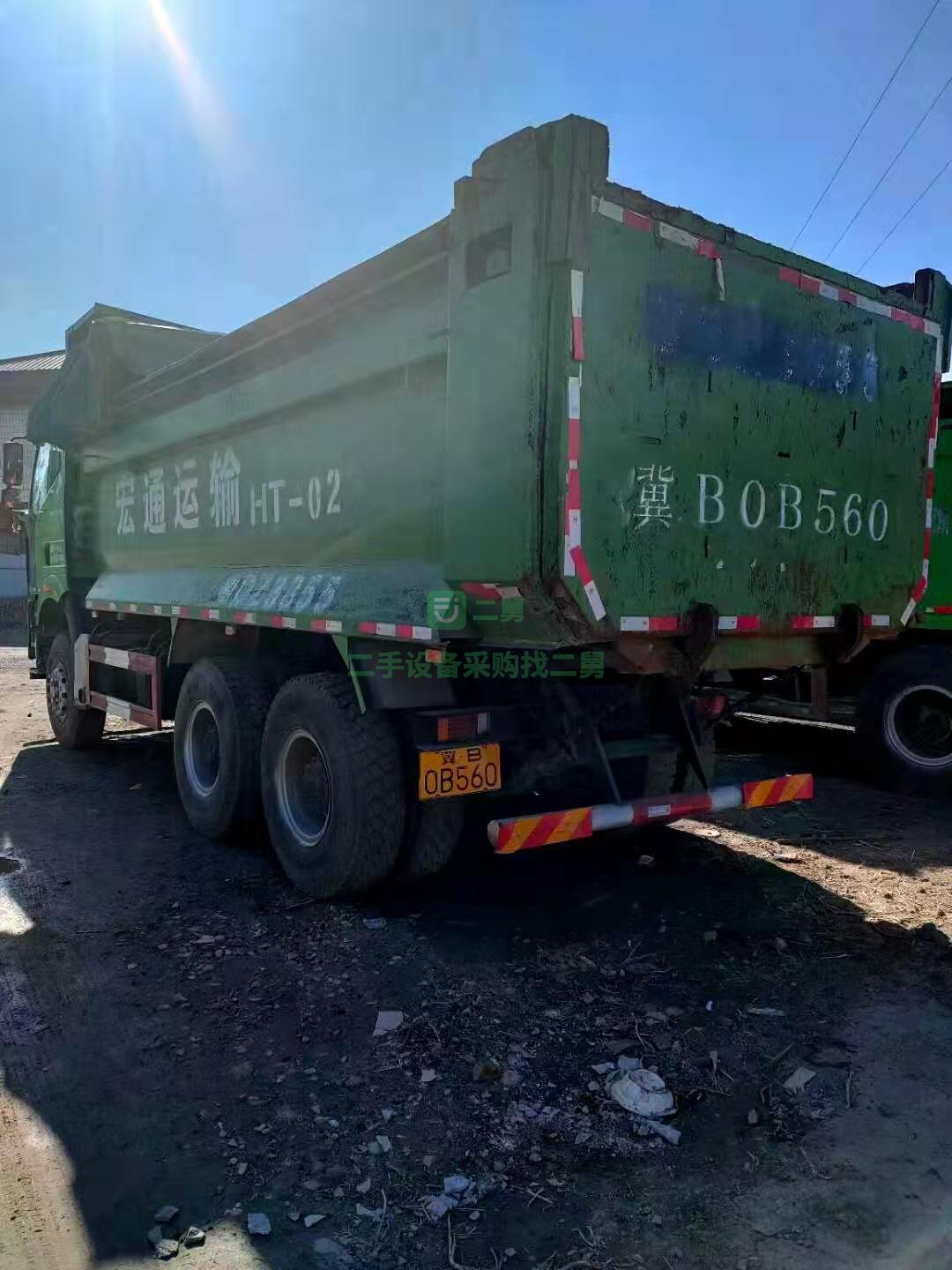 出售一臺18年5月環保綠解放后八輪自卸車，國五排放量