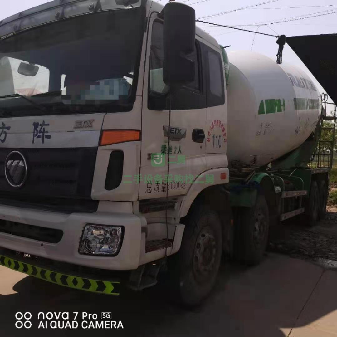 出售一臺18年國五大20方歐曼瑞江上裝攪拌車 濰柴375馬力